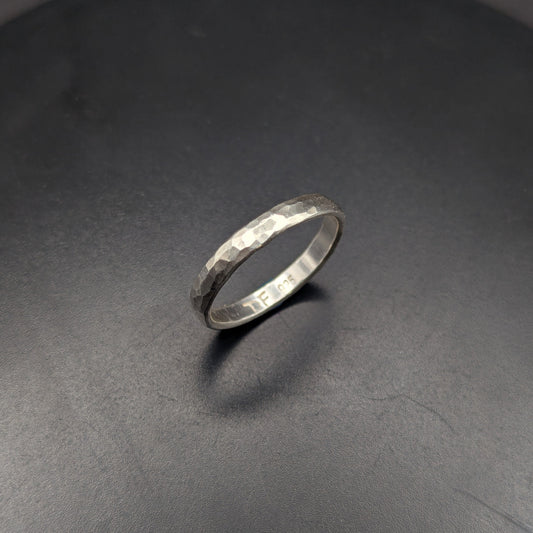 Hammered Ring - 3mm
