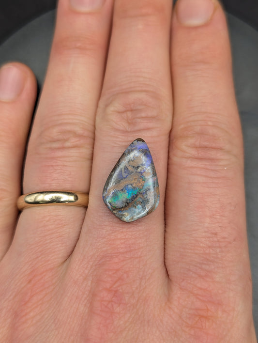 Australian Boulder Opal Polished Stone