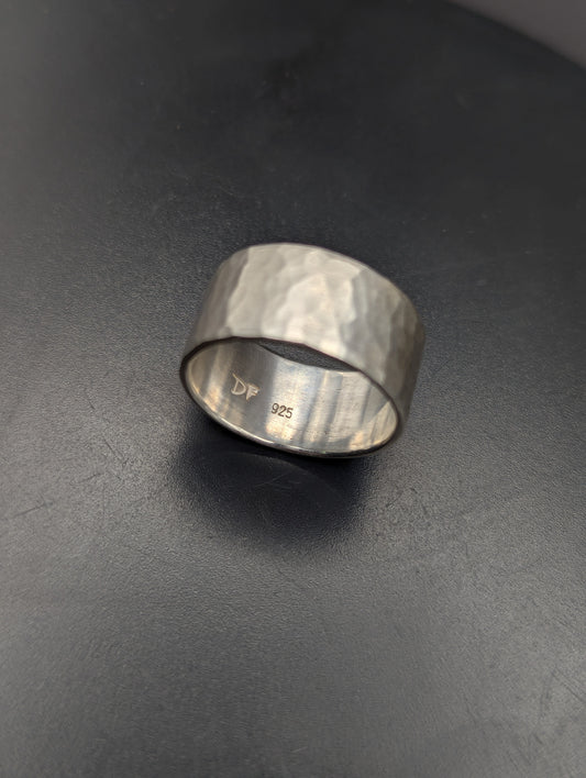 Wide textured ring #2