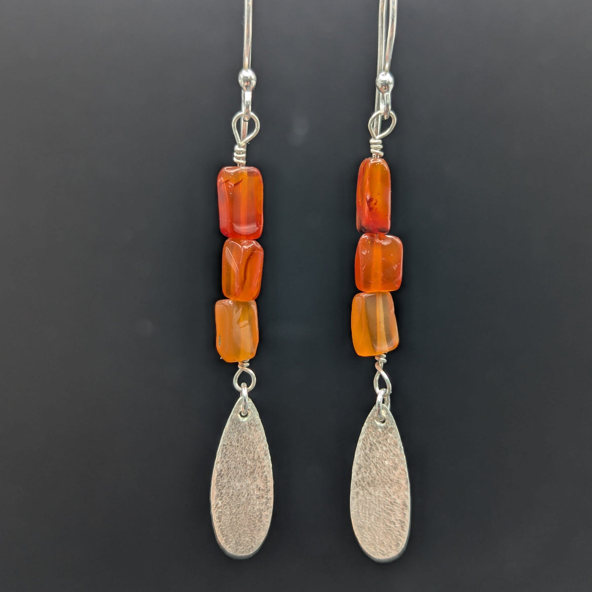 Carnelian Drop Earrings