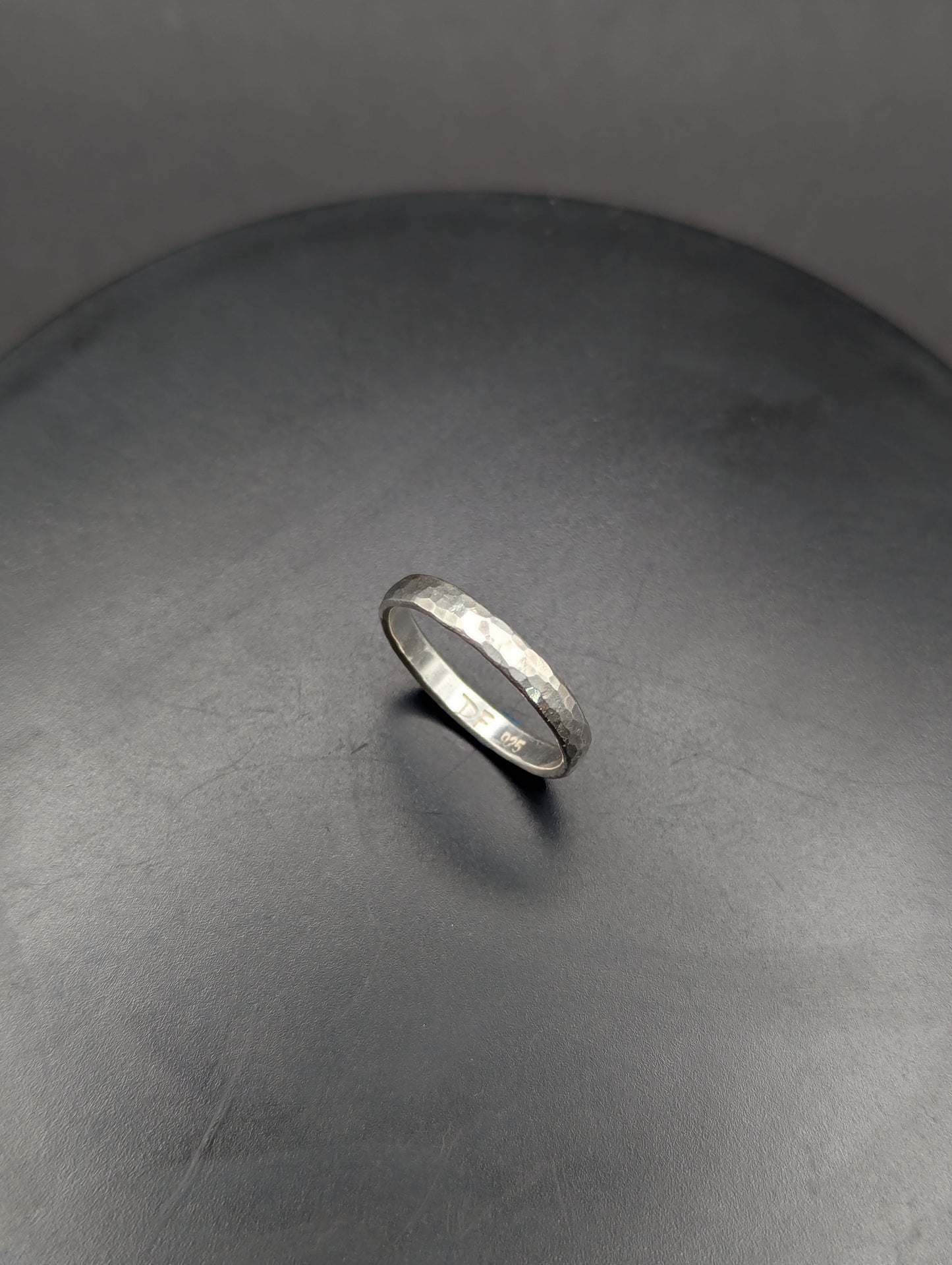 Hammered Ring - 3mm