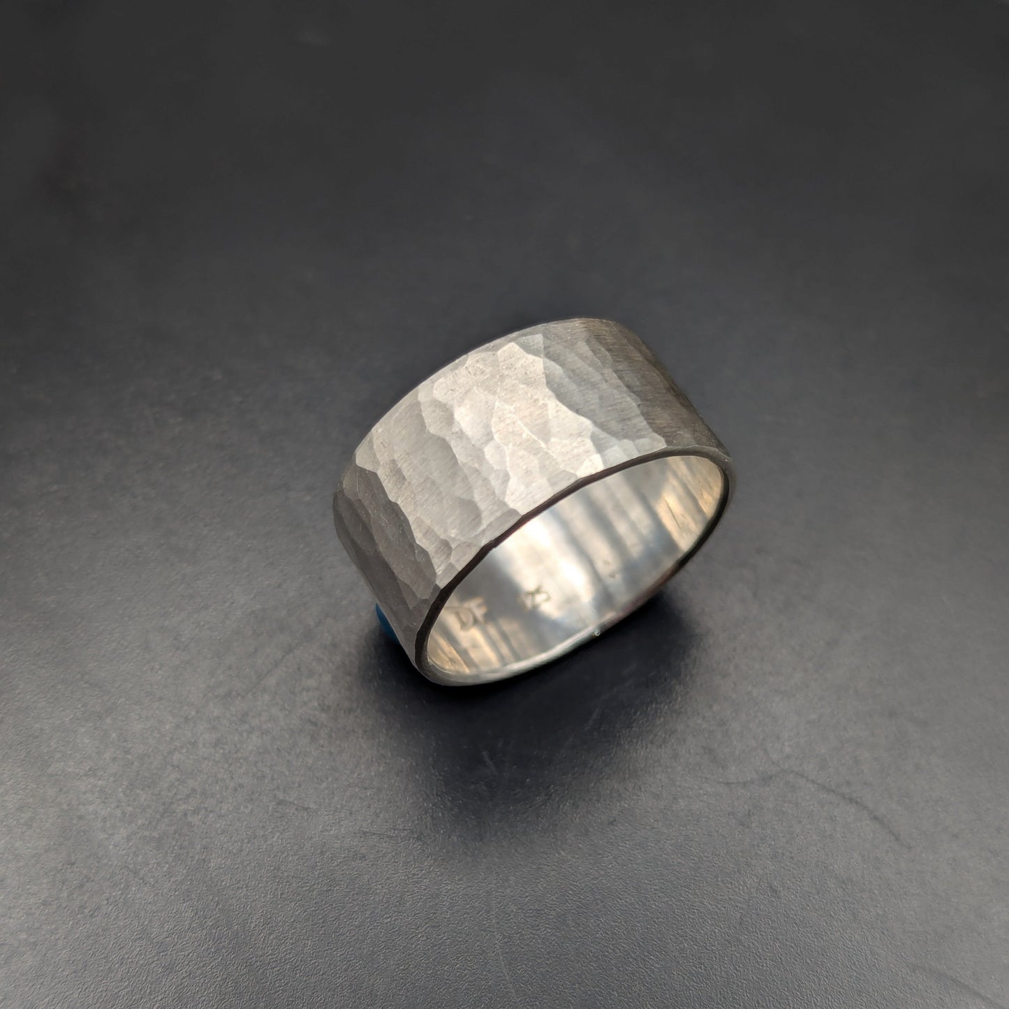 Wide textured ring #2