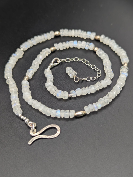 Moonstone Beaded Necklace