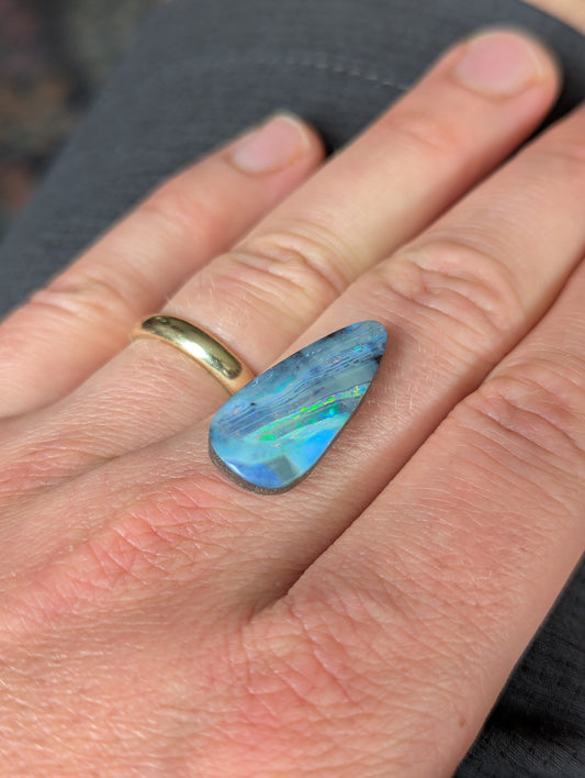 Australian Boulder Opal Polished Stone