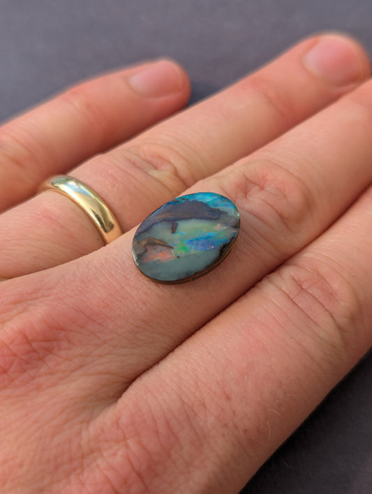 Australian Boulder Opal Polished Stone