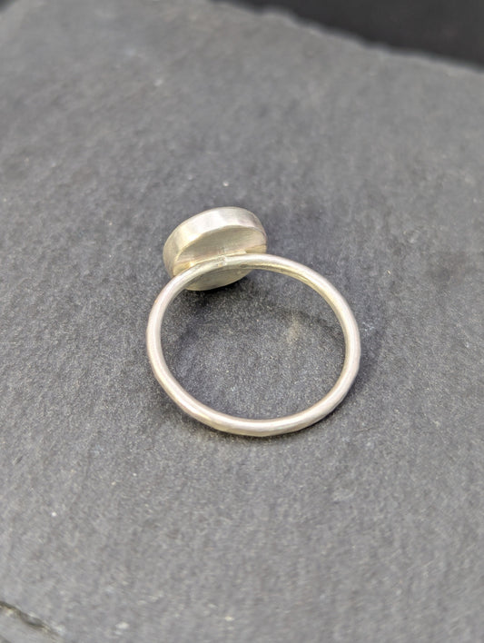 Iolite Sunstone Ring - Size 7.5