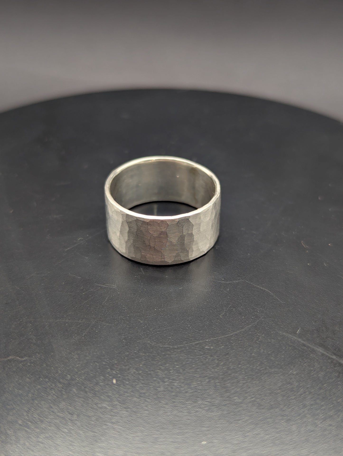 Wide textured ring #2