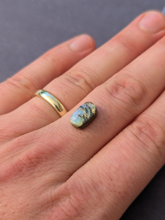 Australian Boulder Opal Cut Stone