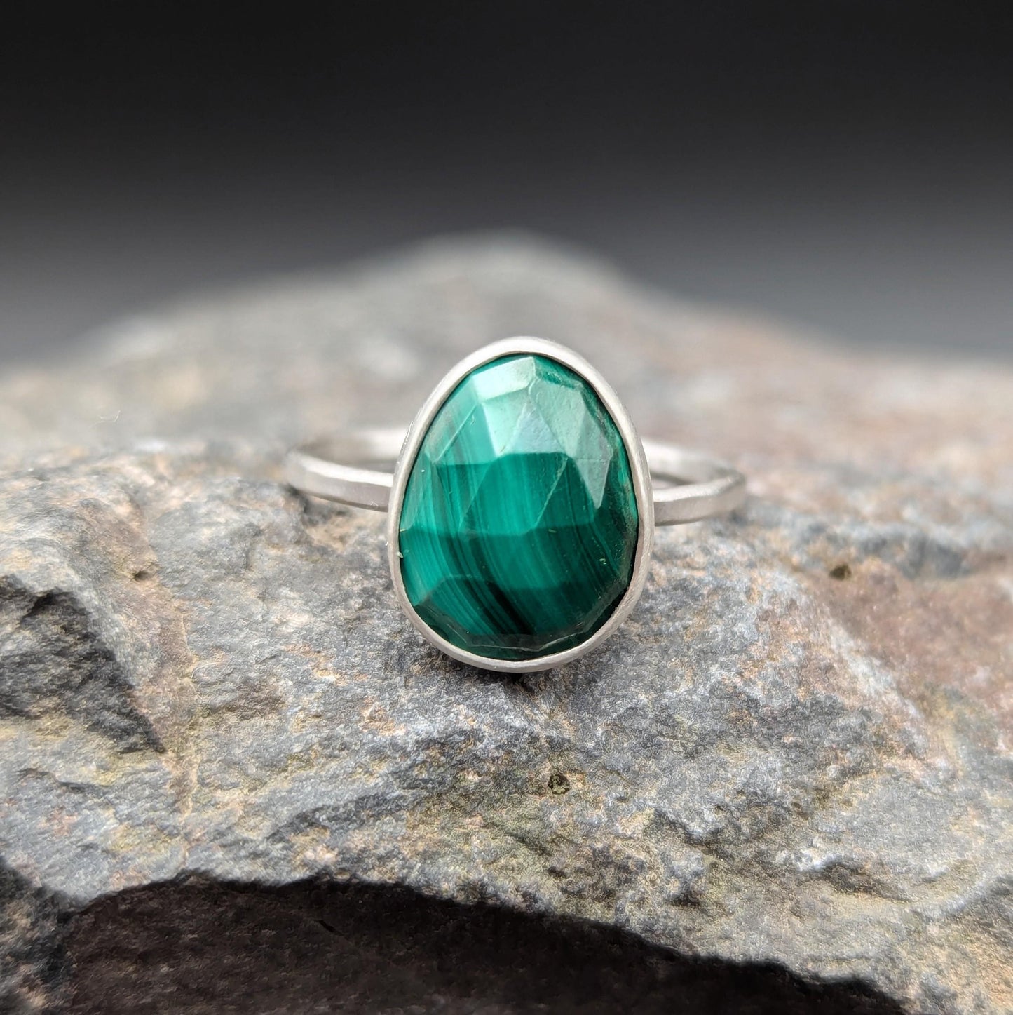 Malachite Ring - Size 9