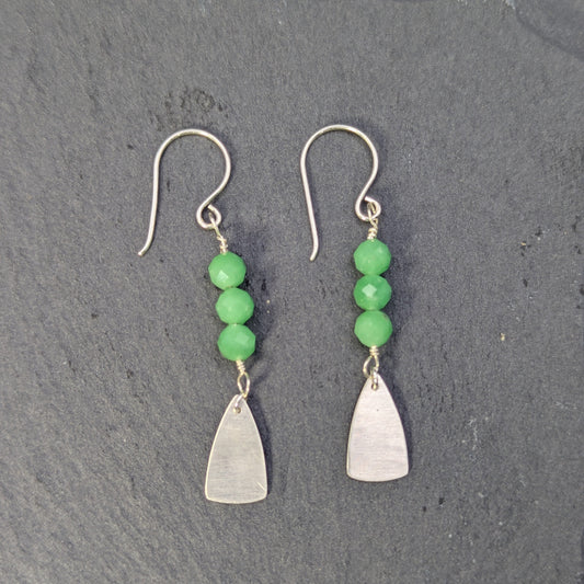 Chrysoprase Drop Earrings