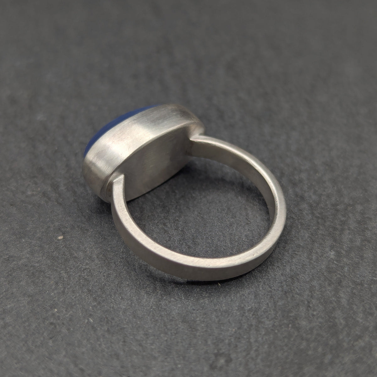Turkish Blue Agate Ring - Size 8.5