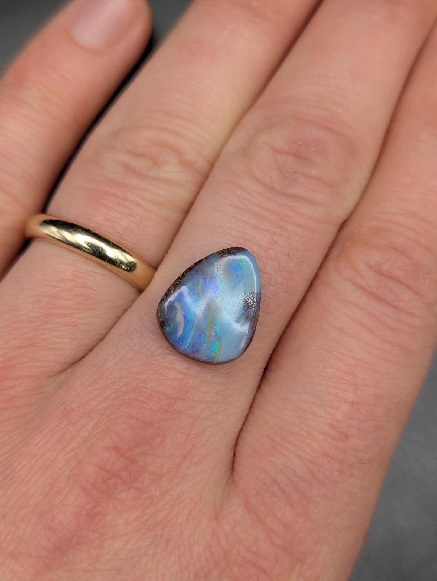 Australian Boulder Opal Polished Stone