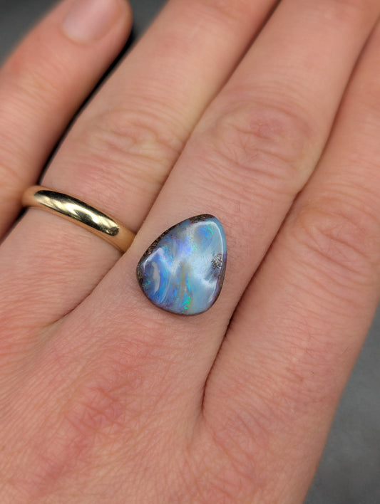 Australian Boulder Opal Polished Stone