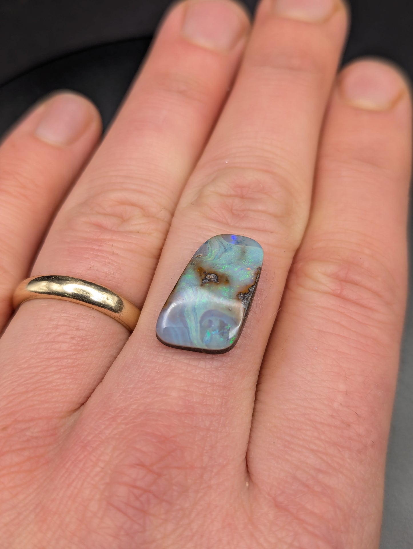 Australian Boulder Opal Polished Stone