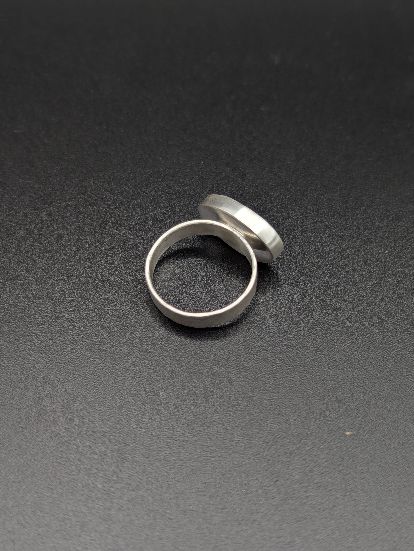 Rose Cut Labradorite Ring - Size 7