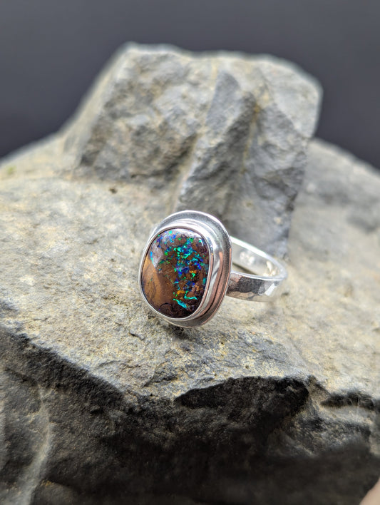 Australian Opal Ring - Size 6.75