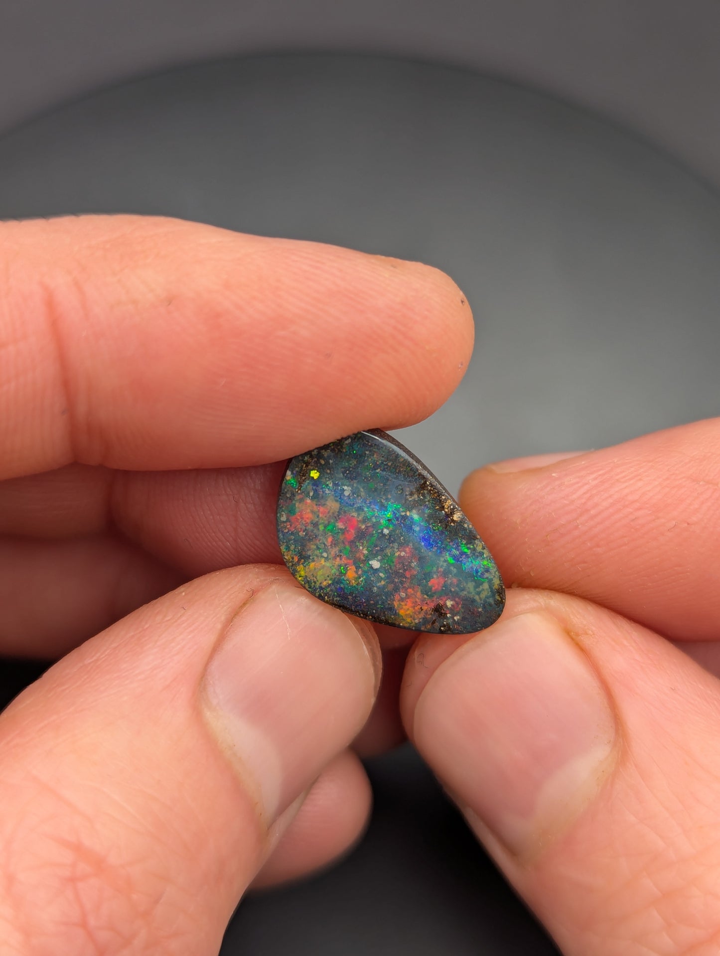 Australian Boulder Opal Polished Stone