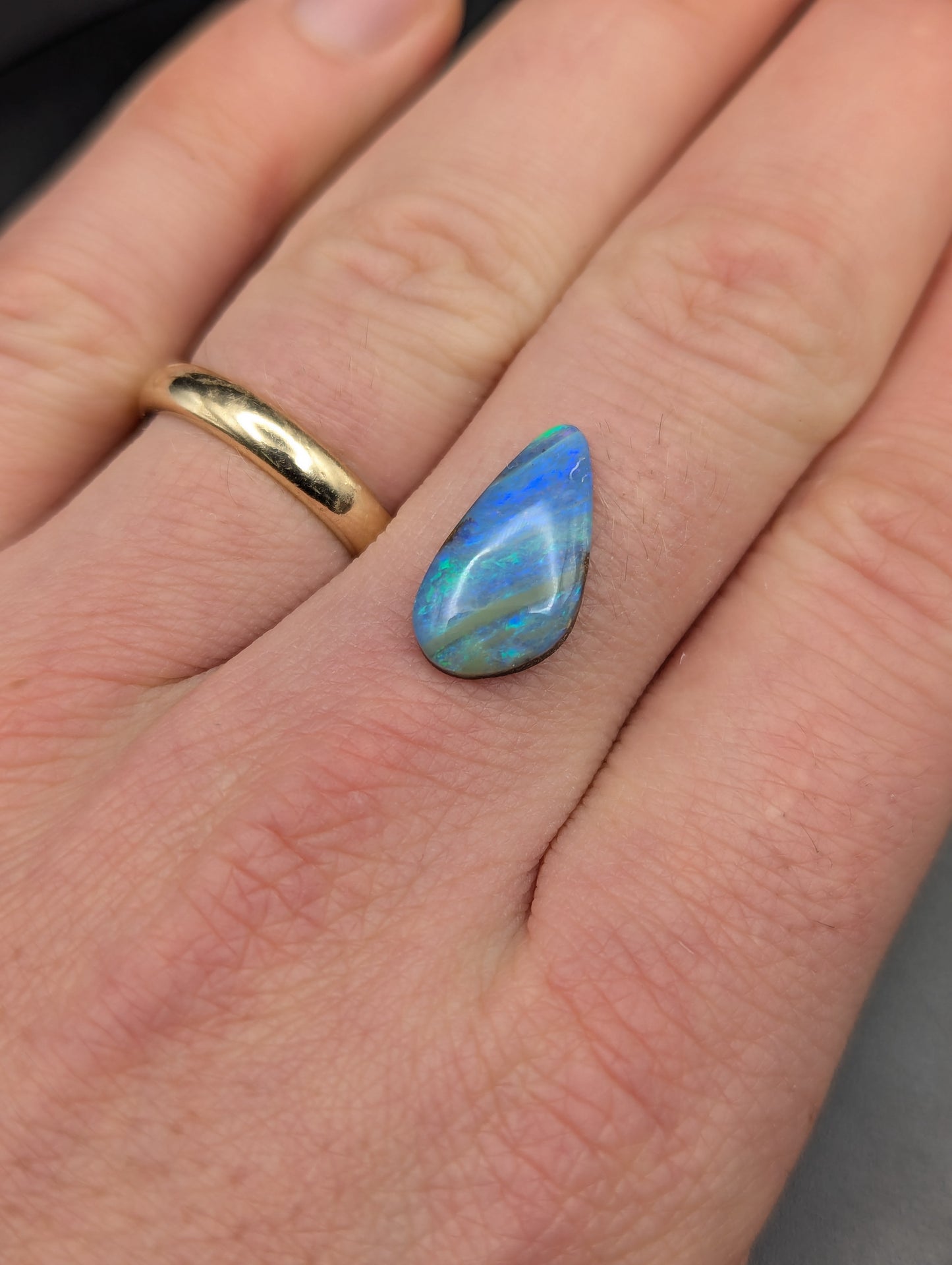 Australian Boulder Opal Polished Stone