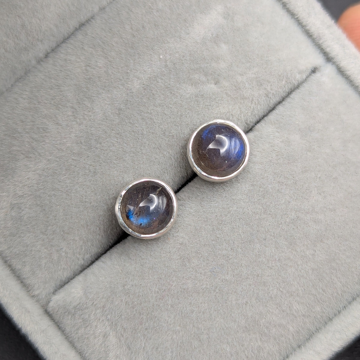 Labradorite Stud Earrings