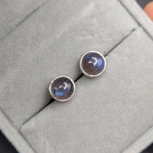 Labradorite Stud Earrings