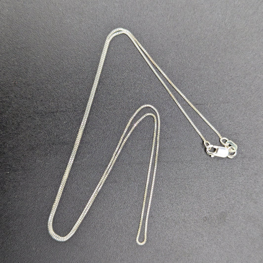 18" Sterling Silver Chain - Venetian Box
