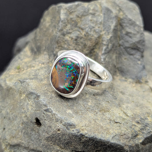 Australian Opal Ring - Size 6.75