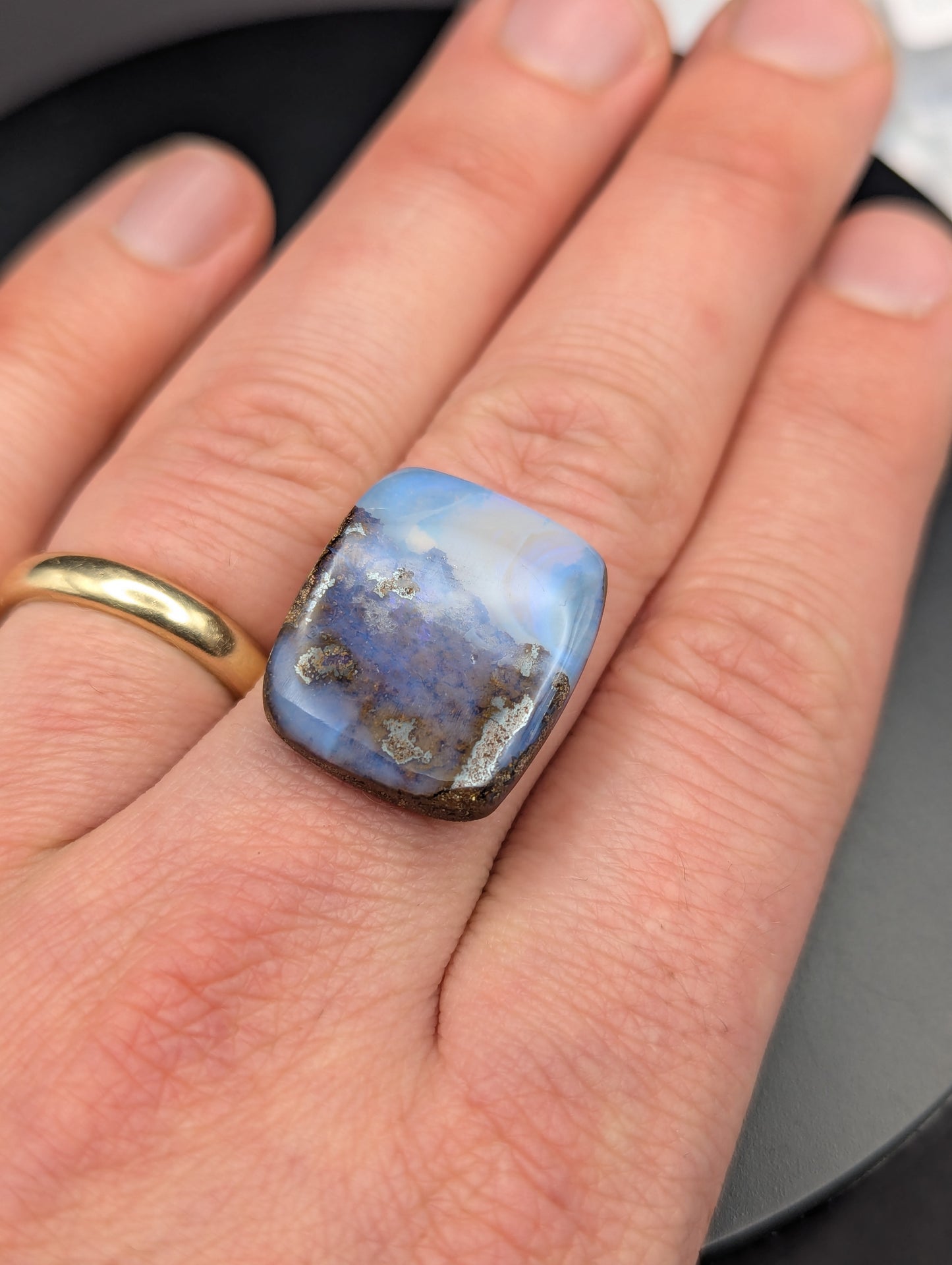 Australian Boulder Opal Polished Stone