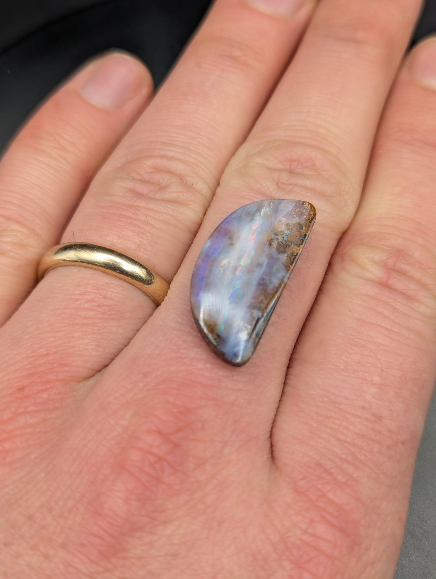 Australian Boulder Opal Polished Stone