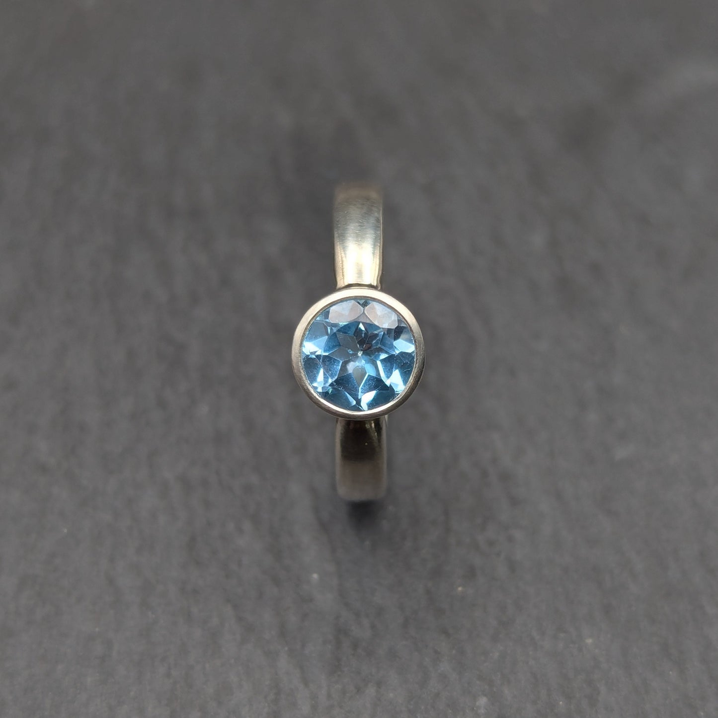 Sky Blue Topaz Ring - Size 8.25