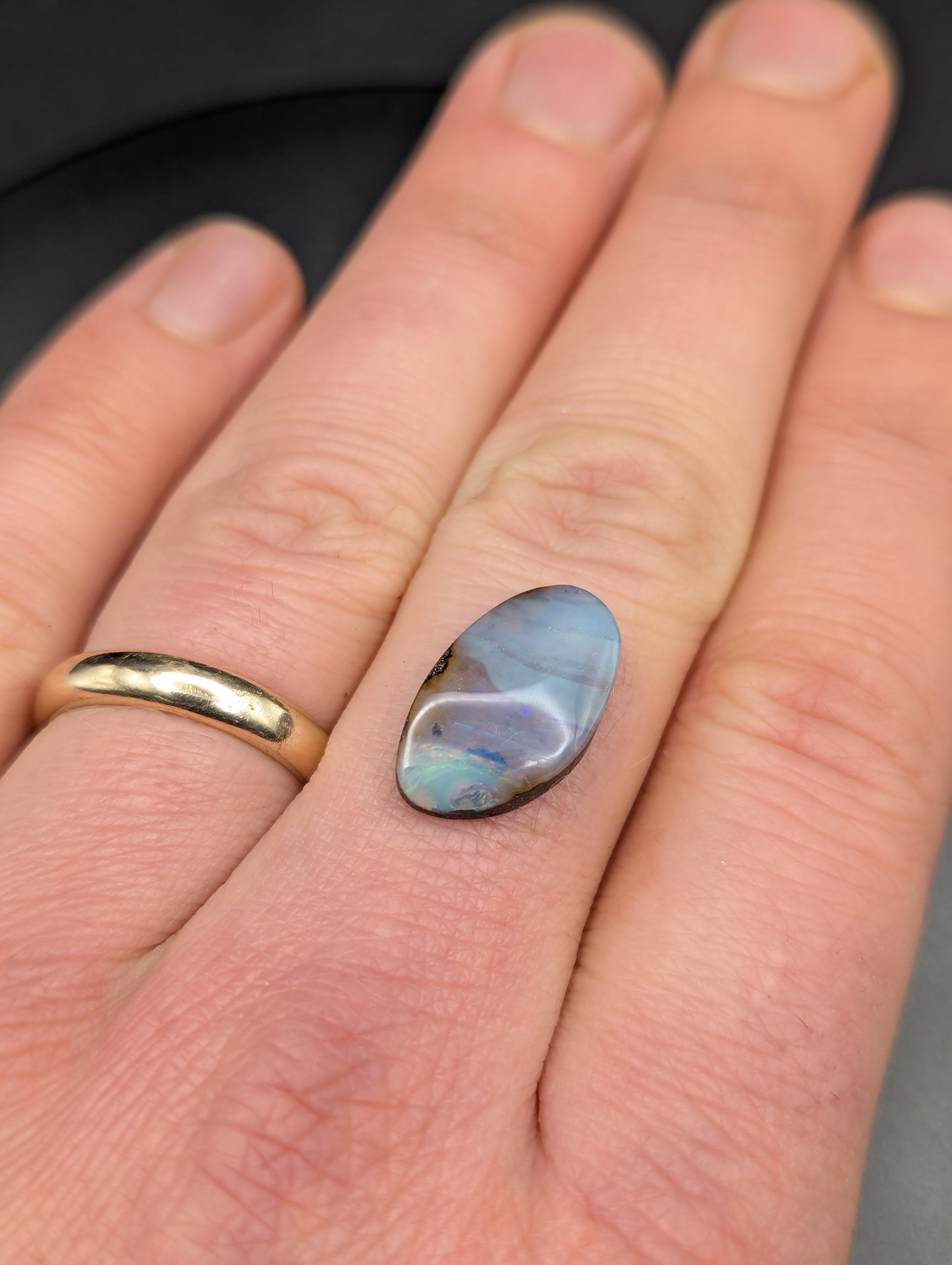 Australian Boulder Opal Polished Stone