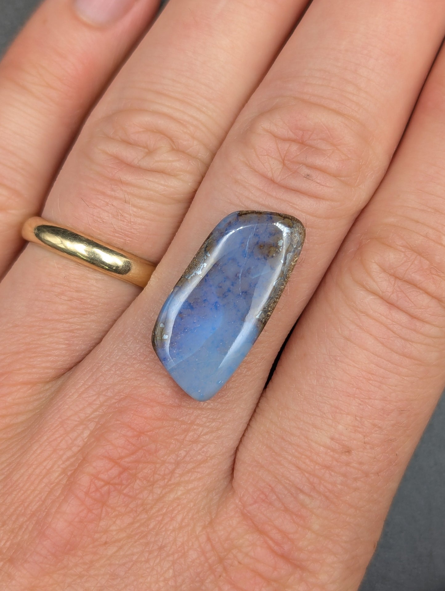 Australian Boulder Opal Polished Stone