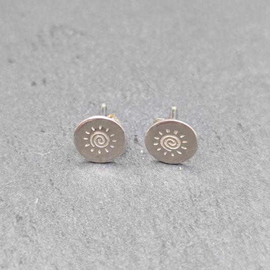 Silver Studs - Sun