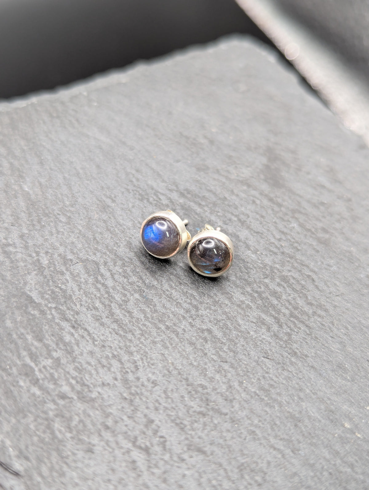 Labradorite Stud Earrings