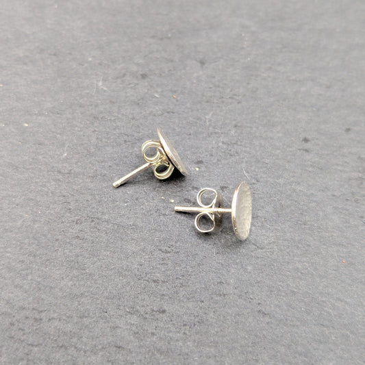 Hammered Silver Studs