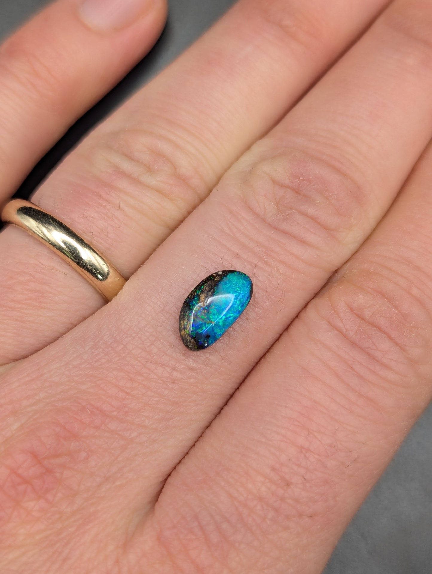Australian Boulder Opal Polished Stone