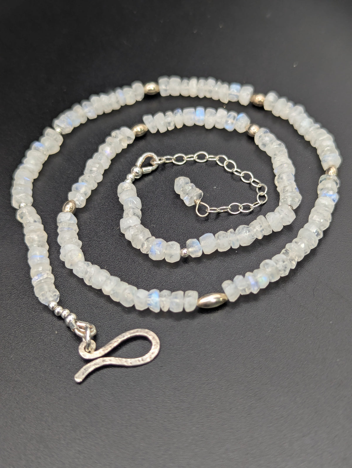 Moonstone Beaded Necklace