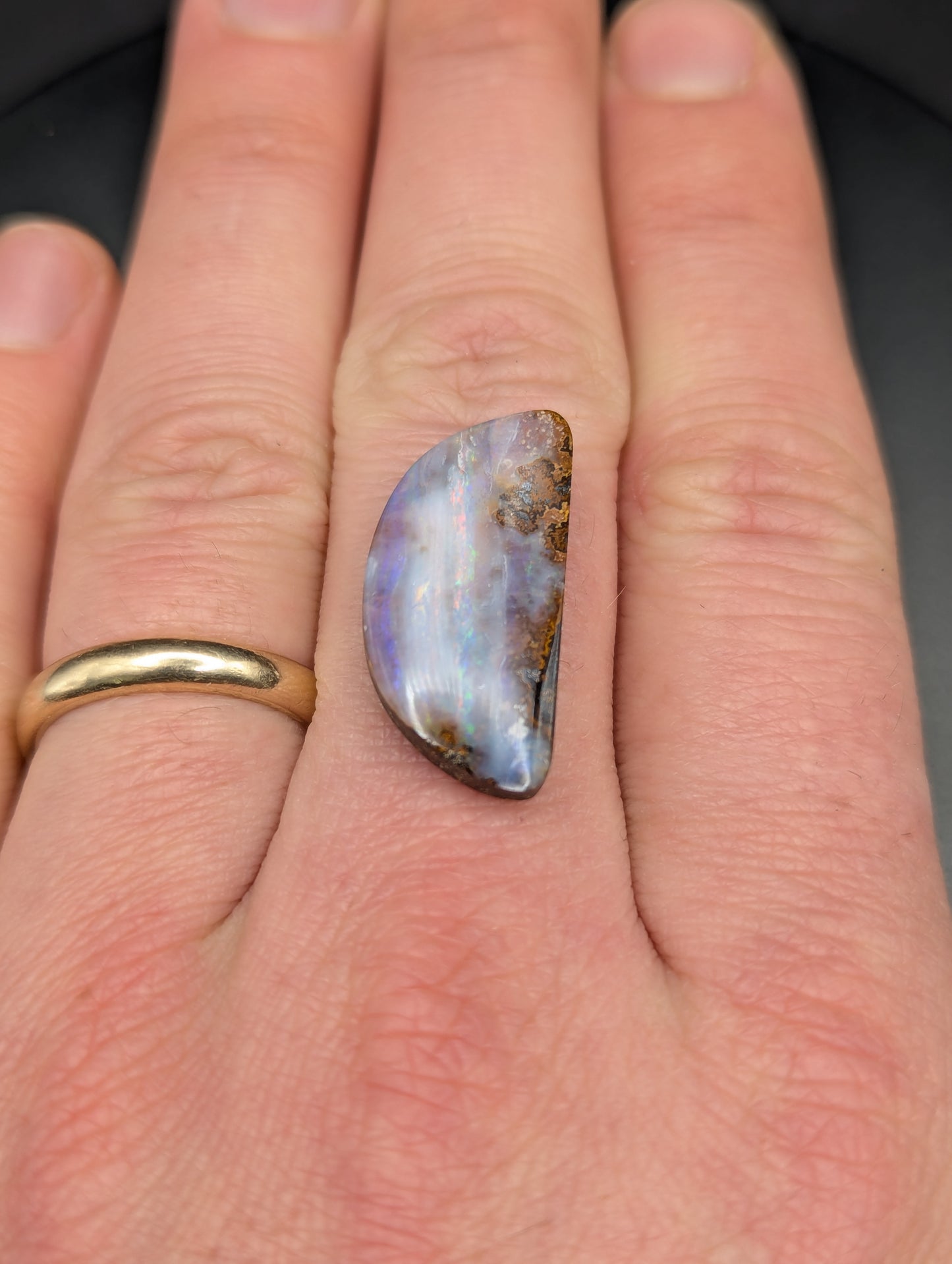 Australian Boulder Opal Polished Stone