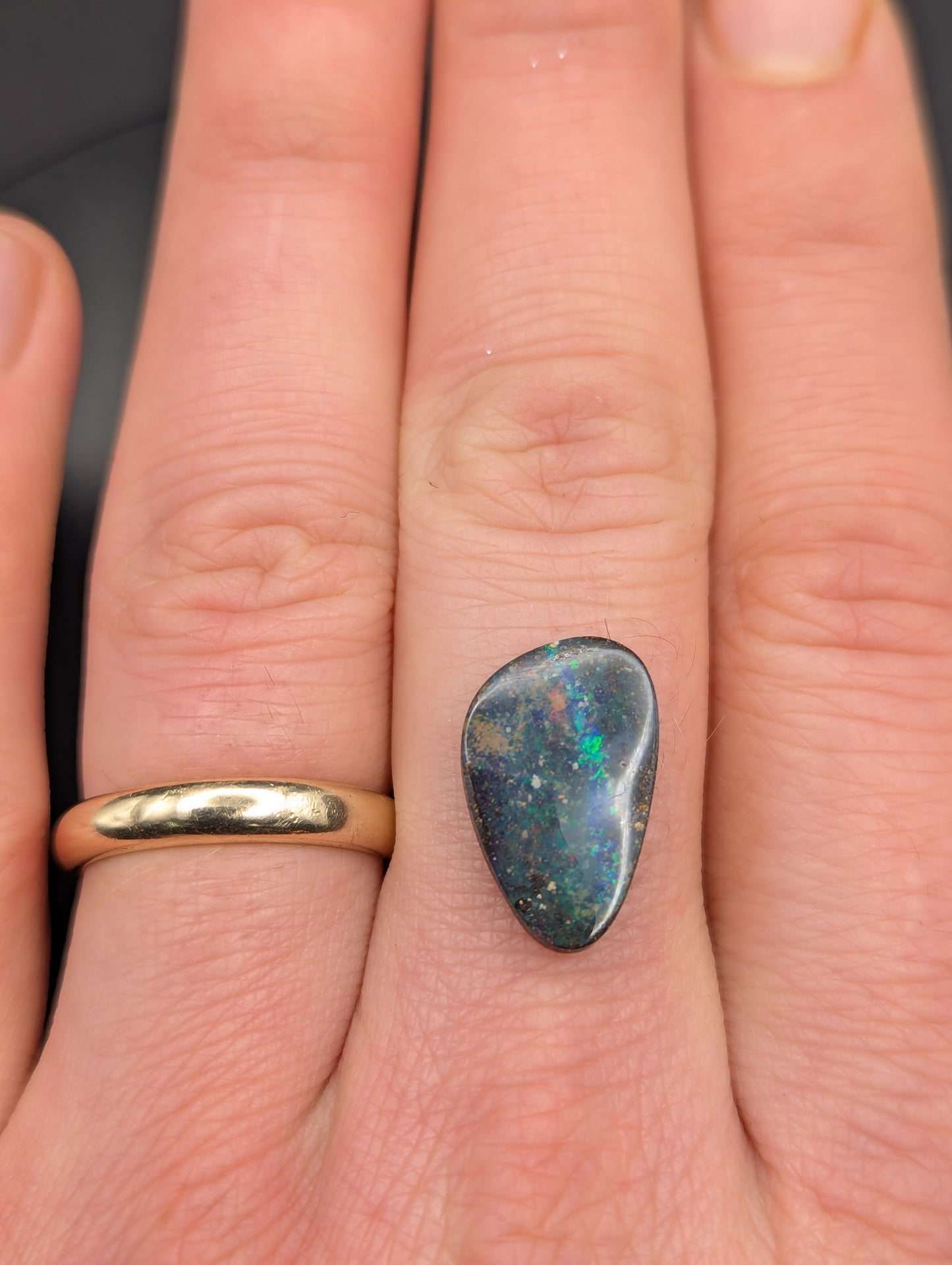 Australian Boulder Opal Polished Stone