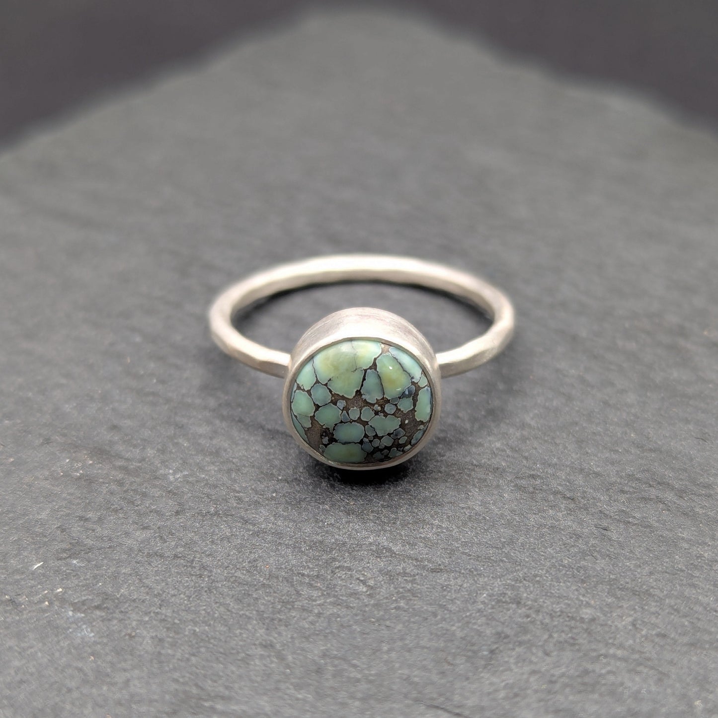 Desert Bloom Variscite Ring - Size 8.5