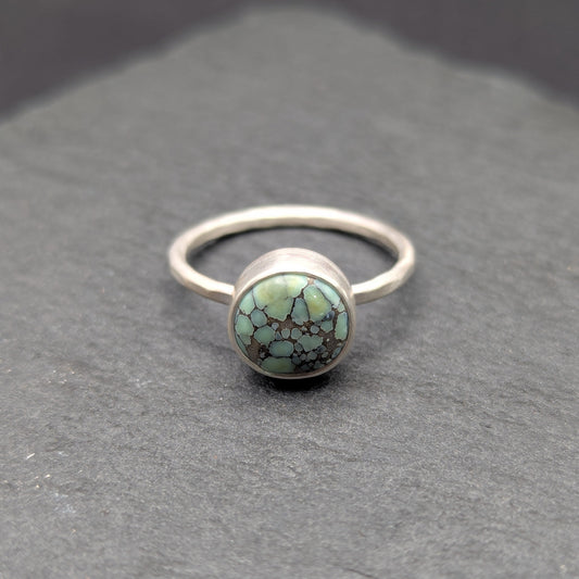 Desert Bloom Variscite Ring - Size 8.5