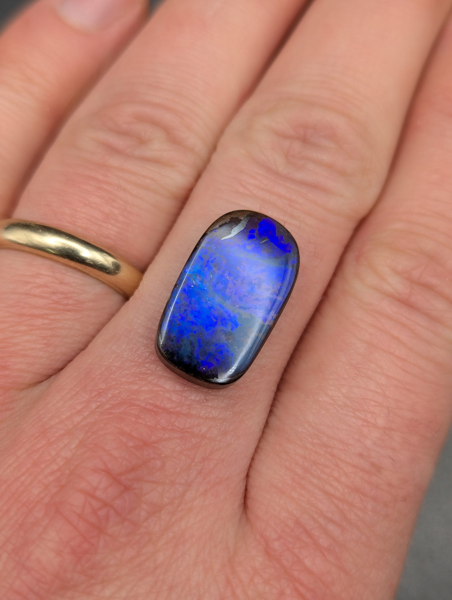 Australian Boulder Opal Polished Stone