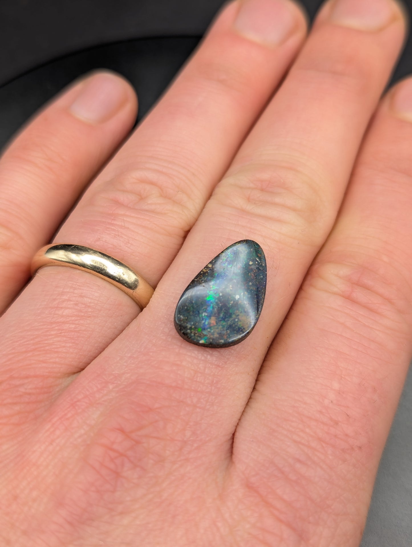 Australian Boulder Opal Polished Stone