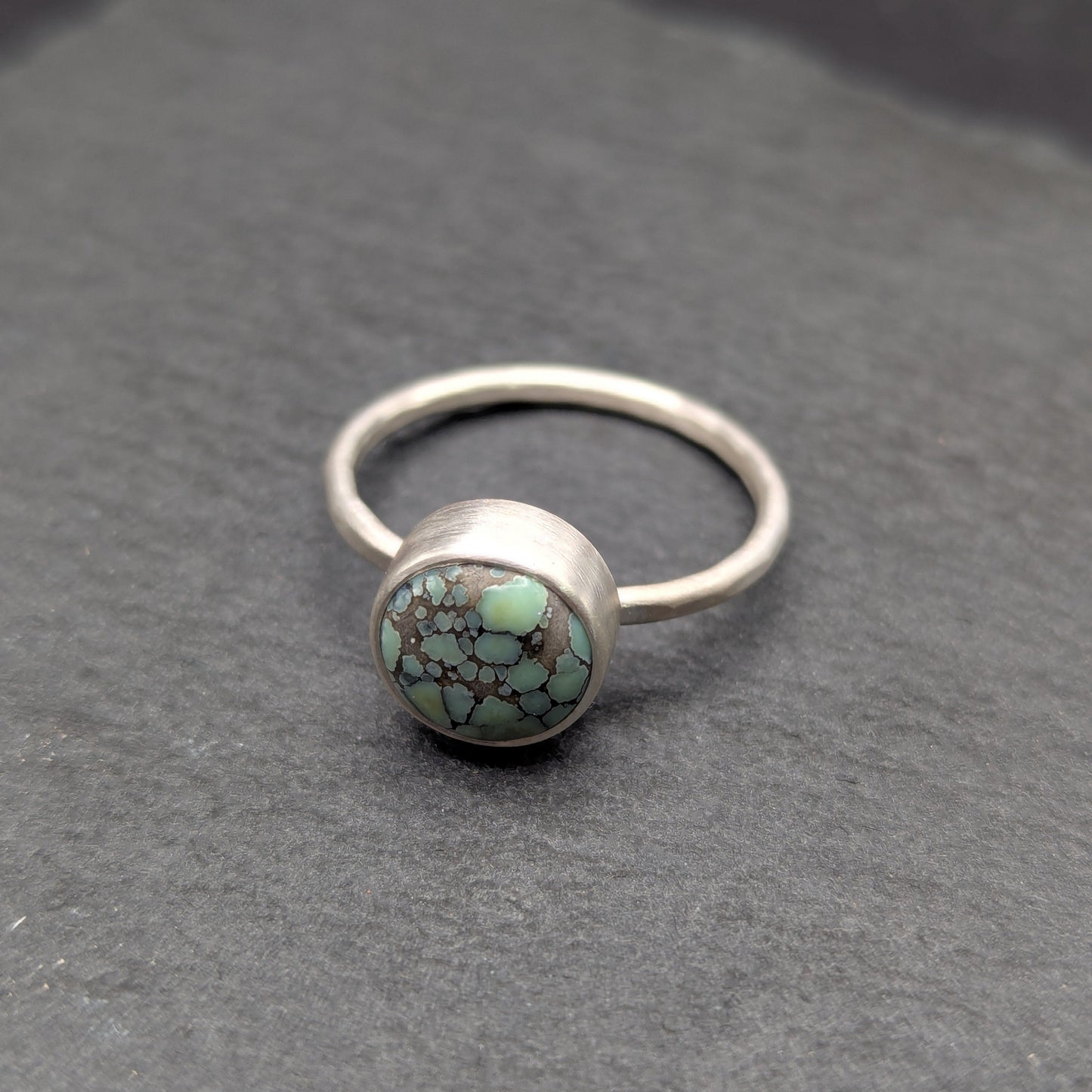 Desert Bloom Variscite Ring - Size 8.5