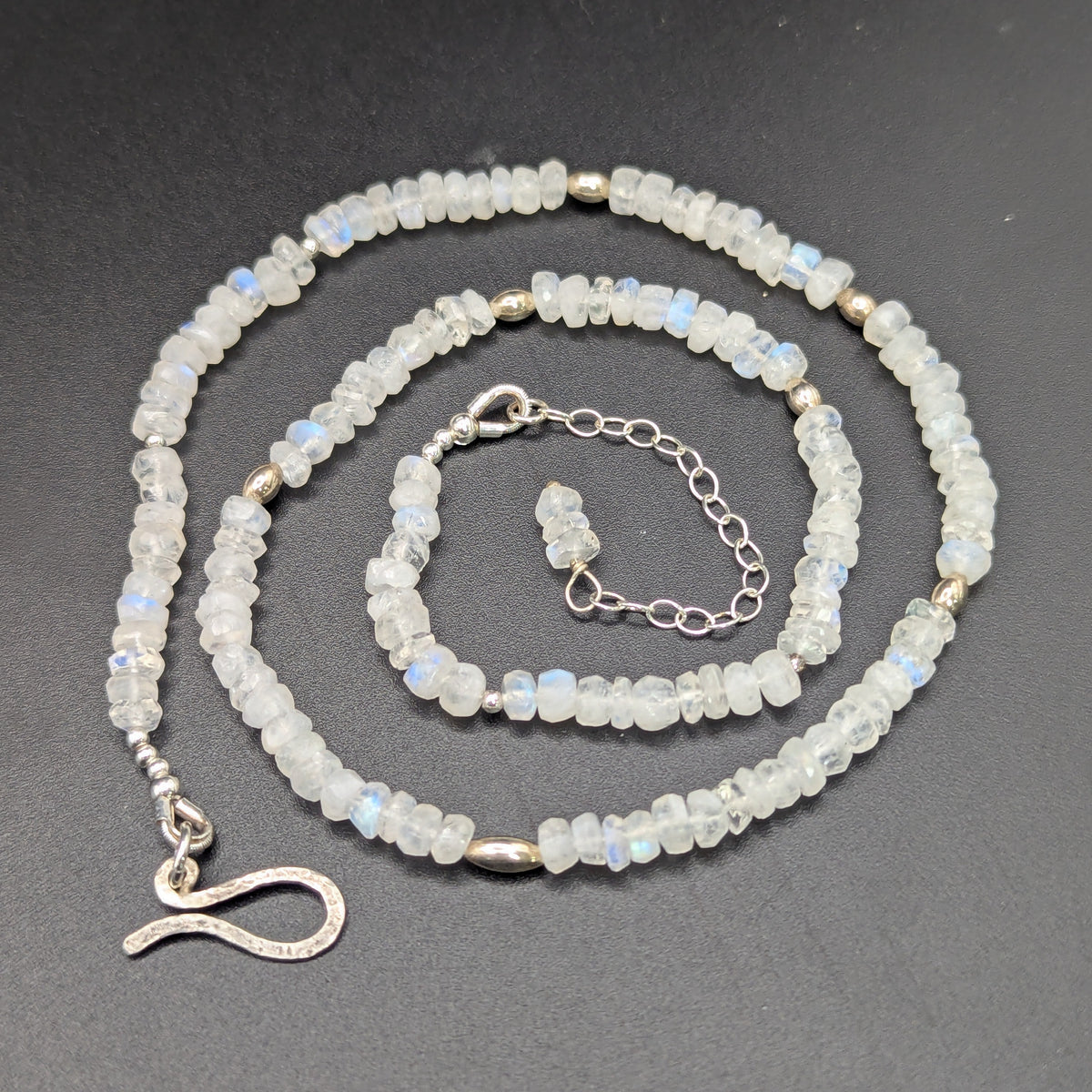 Moonstone Beaded Necklace