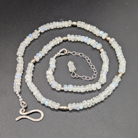 Moonstone Beaded Necklace
