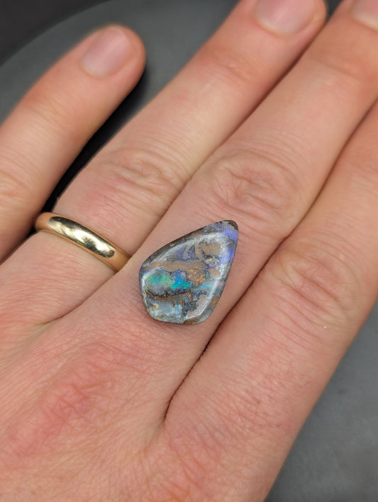 Australian Boulder Opal Polished Stone